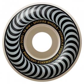 54mm 101a Spitfire Formula Four Classic Wheels - Silver Graphic