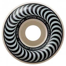54mm 99a Spitfire Formula Four Classic Wheels - Silver Graphic