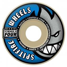 52mm 99a Spitfire Formula Four Radial Wheels