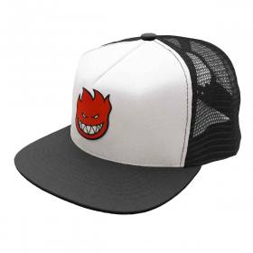 Spitfire Bighead Fill Mesh Trucker Hat - White/Black