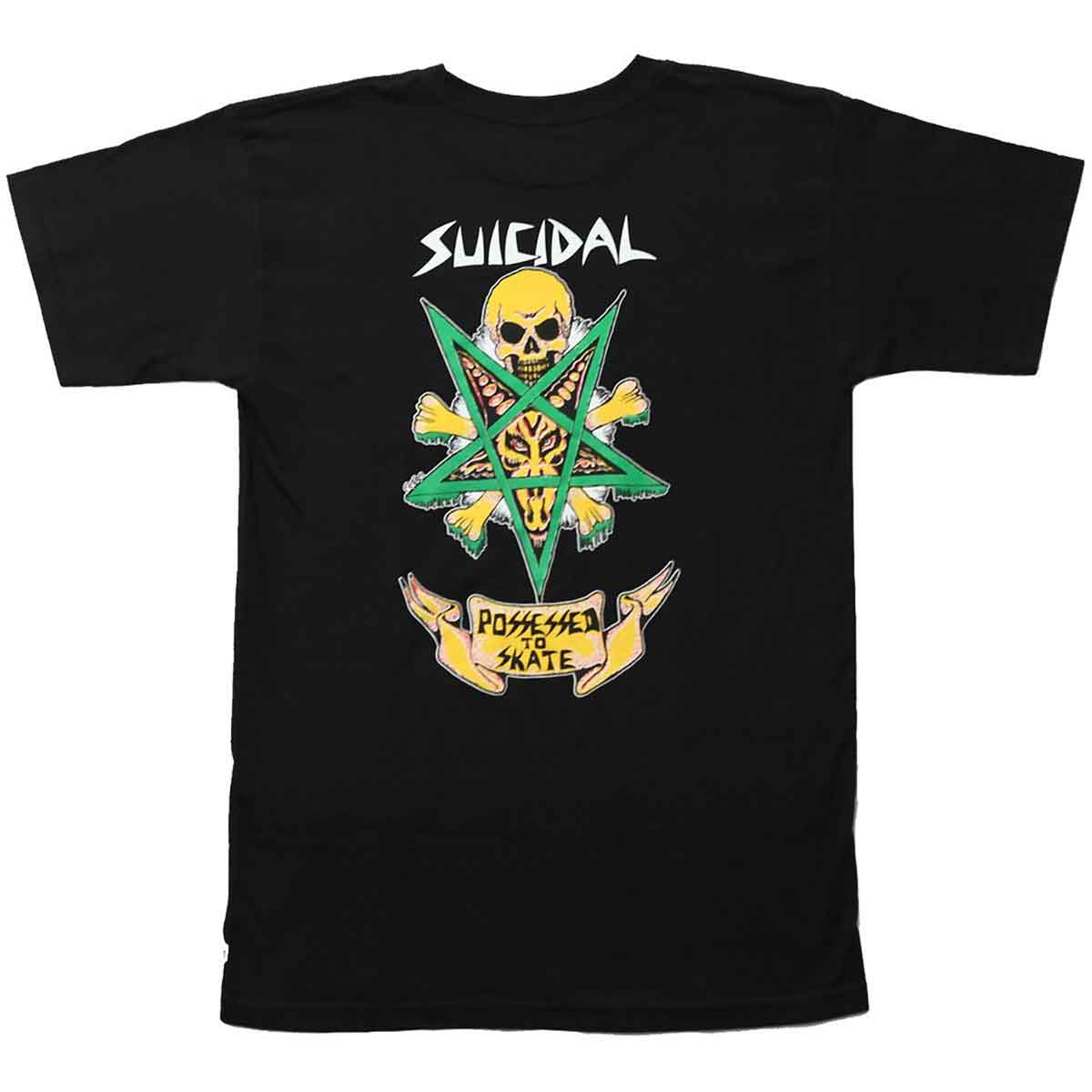 Suicidal Skates Possessed to Skate T-Shirt - Black Size:Large