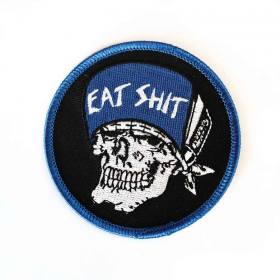 Suicidal Skates Eat Shit Embroidered Patch - 3"