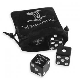 Thrasher Dice Set - Black