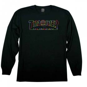 Thrasher Cable Car Long Sleeve T-Shirt - Black