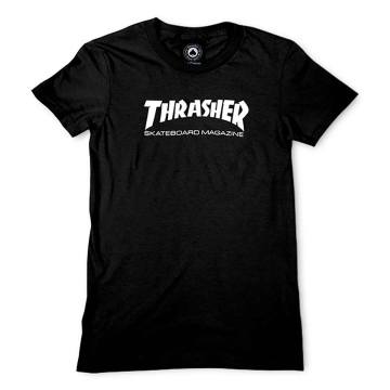 Thrasher Flame Logo T-Shirt - Navy Blue | SoCal Skateshop