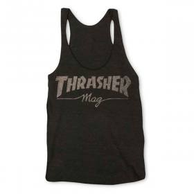 Thrasher Women's Mag Logo Racerback Tank Top - Black