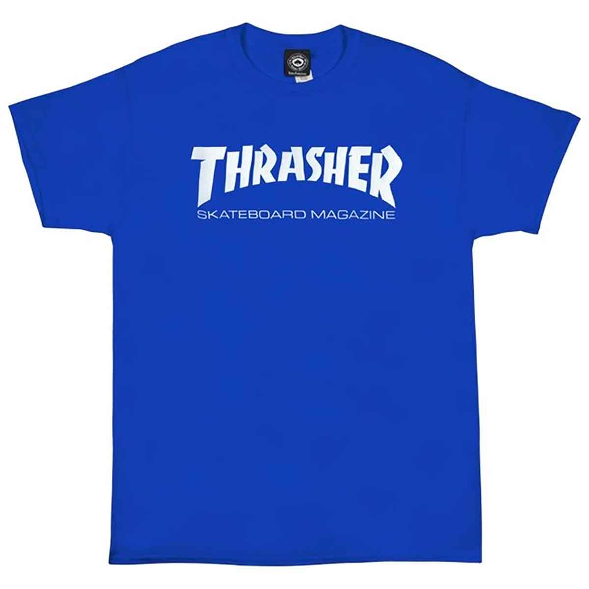 royal blue thrasher shirt