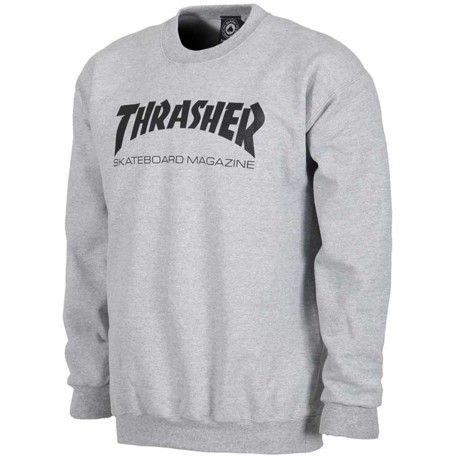 Genuine Thrasher Skate Mag Crewneck Sweatshirt Grey 
