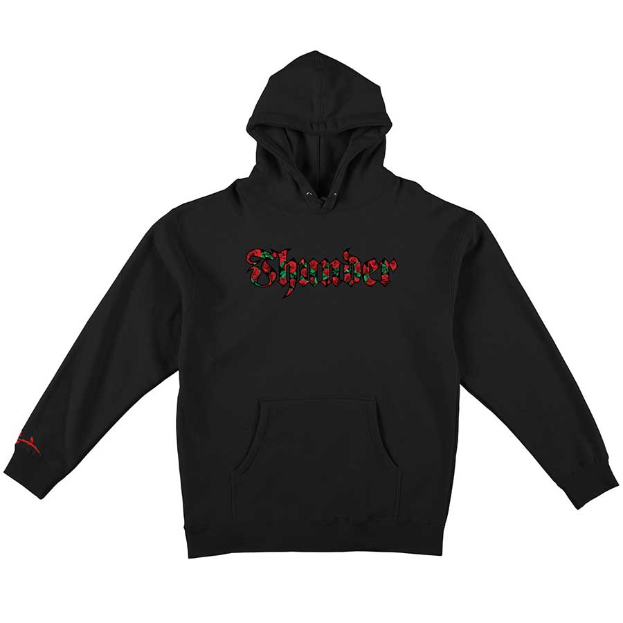 hoodie black rose