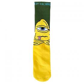 Toy Machine Bored Sect Crew Socks - Green