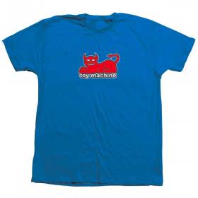 Toy Machine Devil Cat 90's T-Shirt - Royal Blue