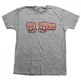Toy Machine Fists T-Shirt - Heather Grey