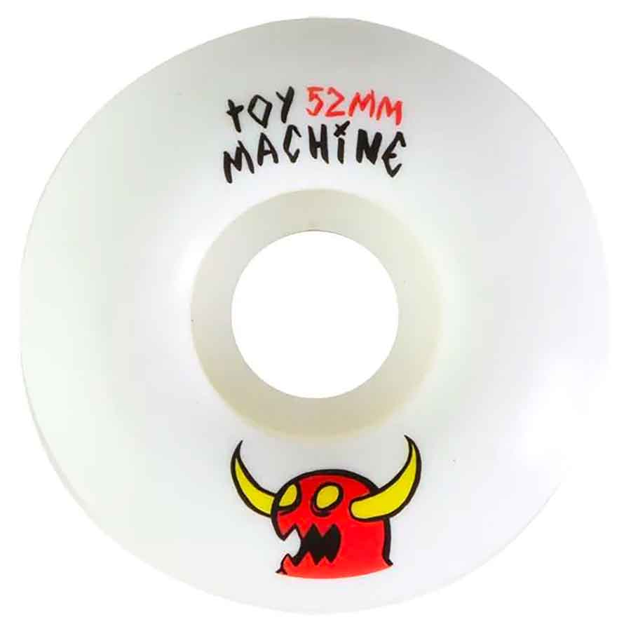 52mm 99a Toy Machine Sketchy Monster Wheels - White