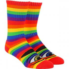 Toy Machine Sect Eye Crew Socks - Rainbow