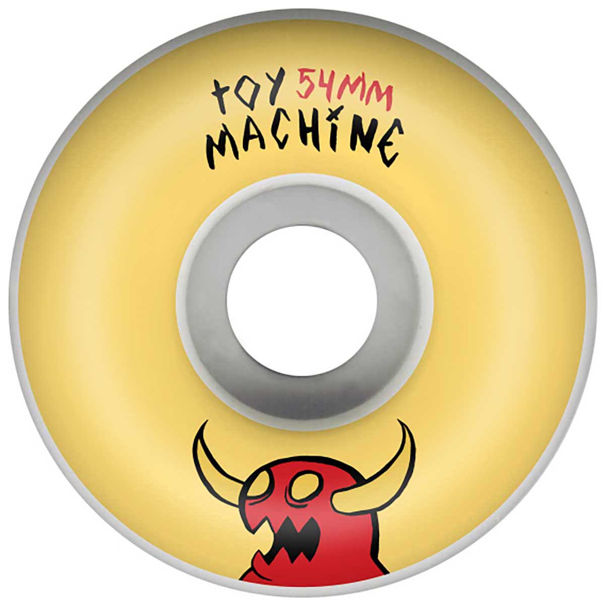 54mm 99a Toy Machine Sketchy Monster Wheels - White