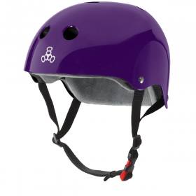 Triple 8 THE Certified Sweatsaver Helmet - Purple Glossy