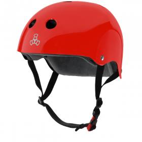 Triple 8 THE Certified Sweatsaver Helmet - Red Glossy