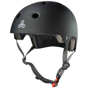 Triple 8 Dual Certified EPS Helmet - All Black Matte