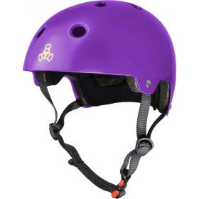 Triple 8 Dual Certified EPS Helmet - Glossy Purple