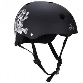 Triple 8 THE Certified Sweatsaver Elliot Sloan Edition Helmet - Matte Black