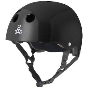 Triple 8 Standard Helmet - Glossy Black