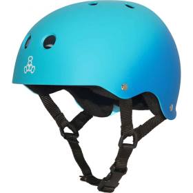 Triple 8 Sweatsaver Helmet - Blue Fade Rubber