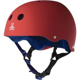 Triple 8 Sweatsaver Helmet - United Red Rubber