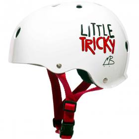 Triple 8 Little Tricky Jr. EPS Helmet - White Gloss