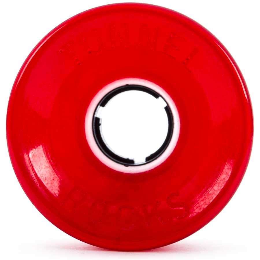 新品 TUNNEL ROCKS 63㍉90a Tunnel Rocks Cruiser Wheels - Clear Red 63mm 78a | SoCal