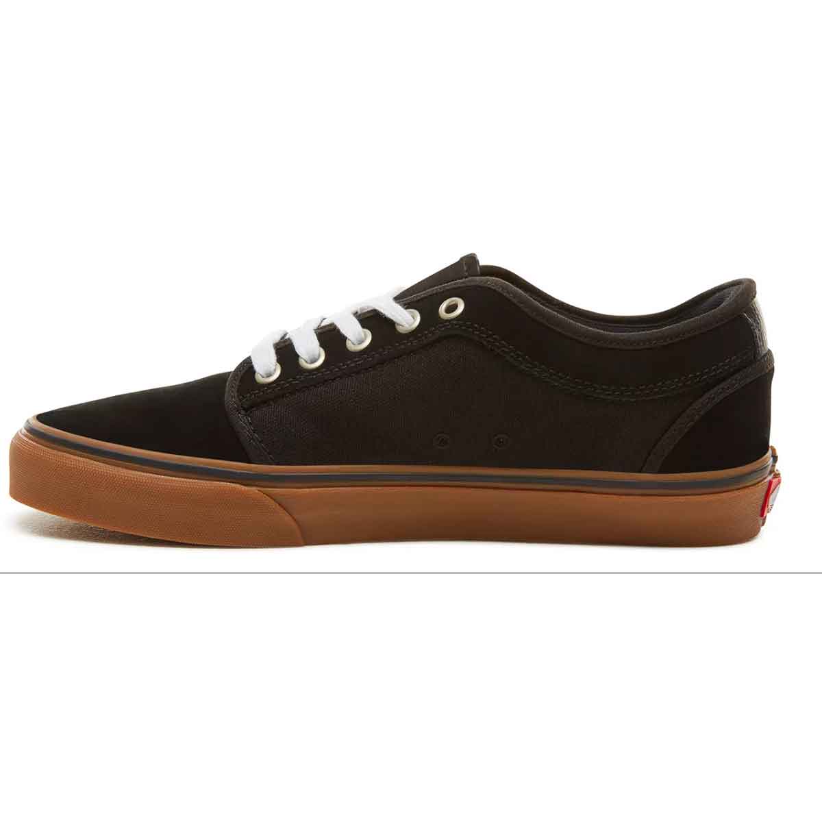 vans chukka low pro black & gum skate shoes