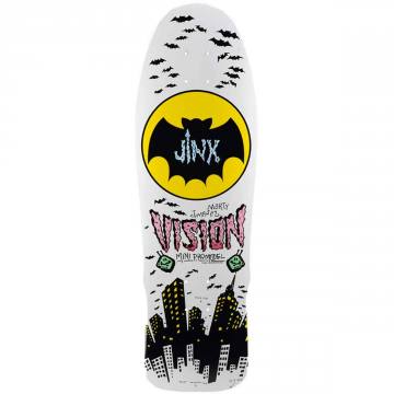 Vision Joe Johnson Groovy Guru Re-Issue Skateboard Deck - White Dip  9.5x30.5