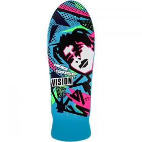 10x30 Vision Old School Gonz Re-Issue Deck - Blue/Pink