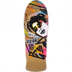 10x30.25 Vision Old School Gonz Concave Re-Issue Deck - Tan Dip