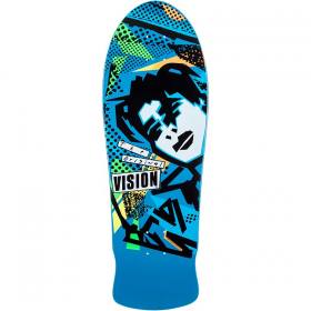 10x30 Vision Old School Gonz Re-Issue Deck - Blue/Blue