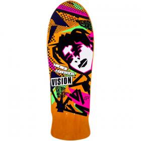 10x30 Vision Old School Gonz Re-Issue Deck - Orange Stain