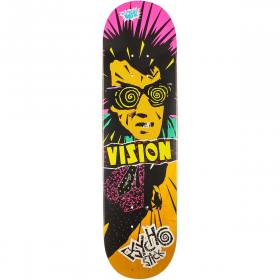 8x31.25 Vison Psycho Stick Popsicle Deck - Yellow Stain