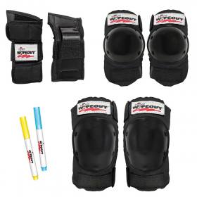 Wipeout Dry Erase 3-Pack Pad Set - Black