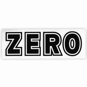Zero Bold Sticker - 6.5" x 2.25"