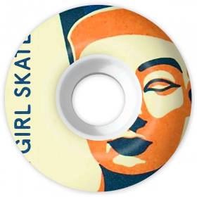 52mm 99a Girl Postal OG Staple Wheels - White
