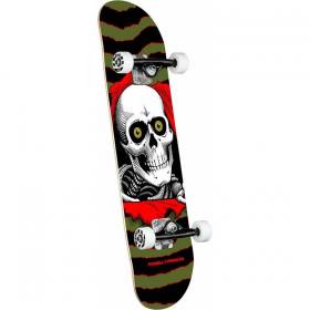 Powell Peralta Ripper Mini Complete Skateboard - Olive 7x28