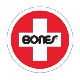 Bones Swiss Round Sticker - Large 6" x 6"