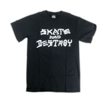 Thrasher Flame Logo T-Shirt - Navy Blue | SoCal Skateshop