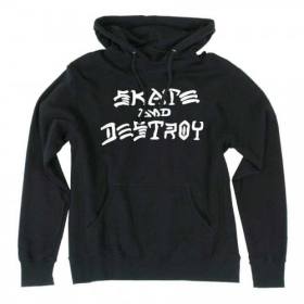 Thrasher Skate & Destroy Pullover Hoodie - Black