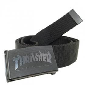 Thrasher Flame Logo Web Belt / Bottle Opener