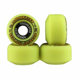 62mm 98a Rain Skates Yellow Jacket Single Conical Wheels - Yellow