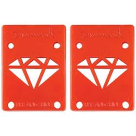 1/8" Hard Diamond Supply Co Rise & Shine Truck Risers - Red