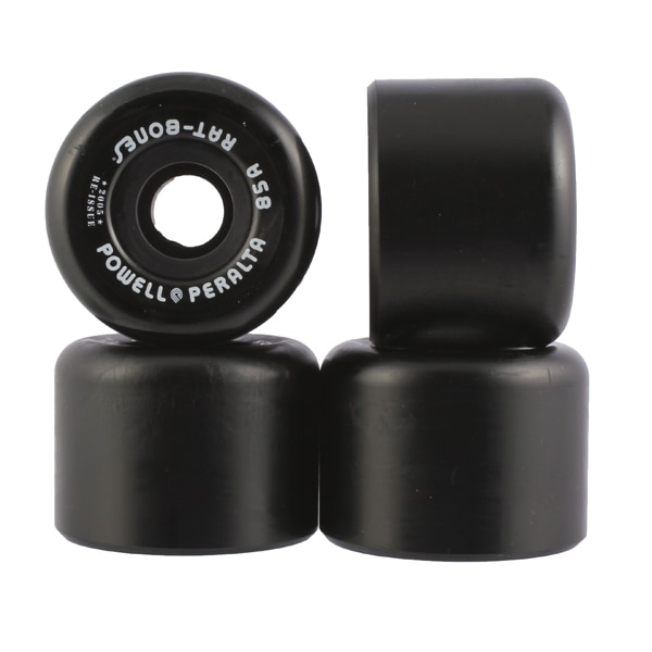 60mm 85a Powell Peralta Rat Bones Re-Issue Wheels - Black | SoCal