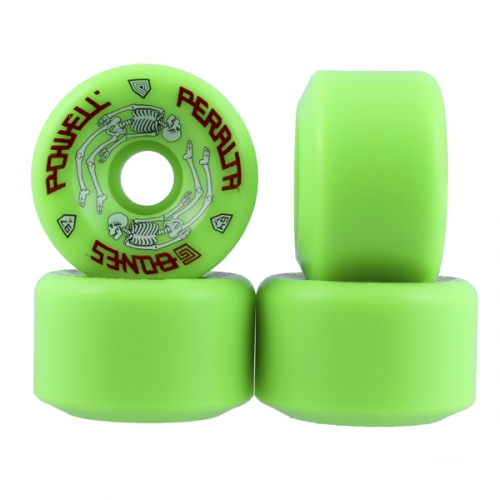 Details about   Powell Peralta Skateboard Wheels G-Bones Green 64mm With Bones Reds Bearings