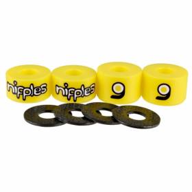 Orangatang Nipples Bushings - Yellow Hard