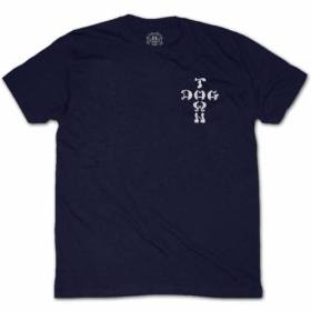 Dogtown Cross Logo T-Shirt - Black/White